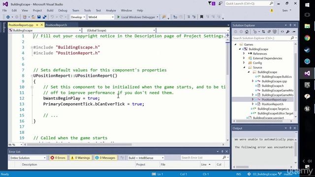 [Udemy UE4 C++] 058 Unreals Class System