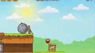 Cartoon Game, red ball, a Pet Rescues 2, Игра, Красный ШАР, Спасает Любимую 2