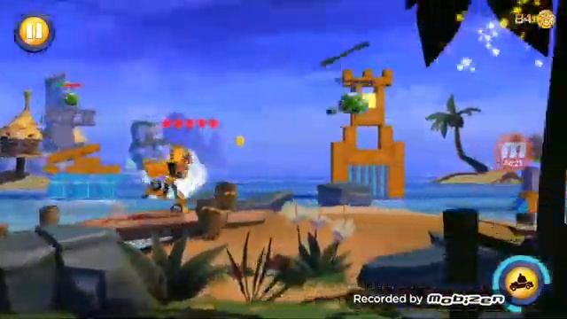 Angry Birds Transformers прохождение 1серия.