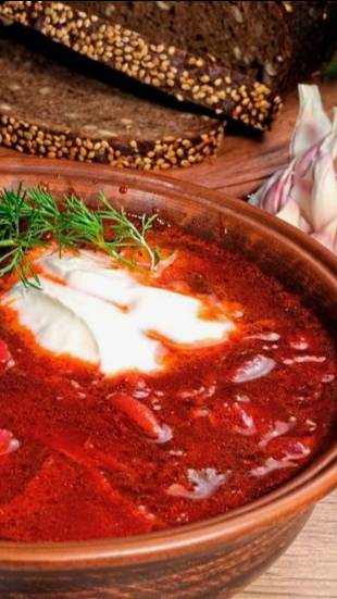 Мукбанг🍴Домашняя ЕДА 😋 БОРЩ с РЕБРЫШКАМИ/КОТЛЕТЫ