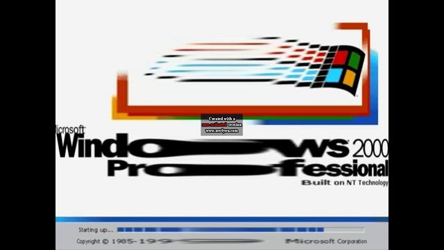 Windows 2000 Startup Effects [Inspired By P2V2E]