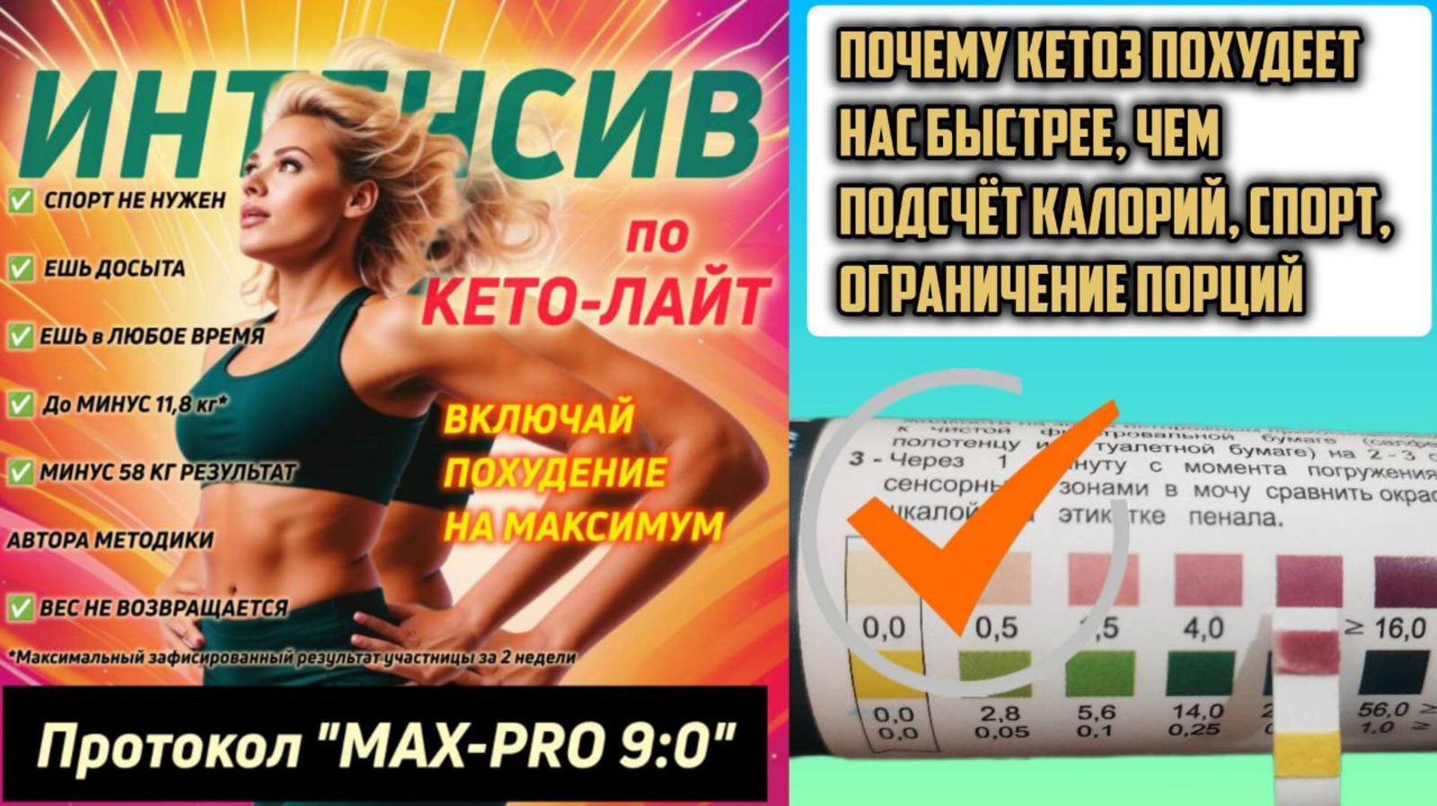 Почему кетоз похудеет нас быстрее, чем подсчёт калорий, спорт, ограничение порций. 🌷 Видео №64