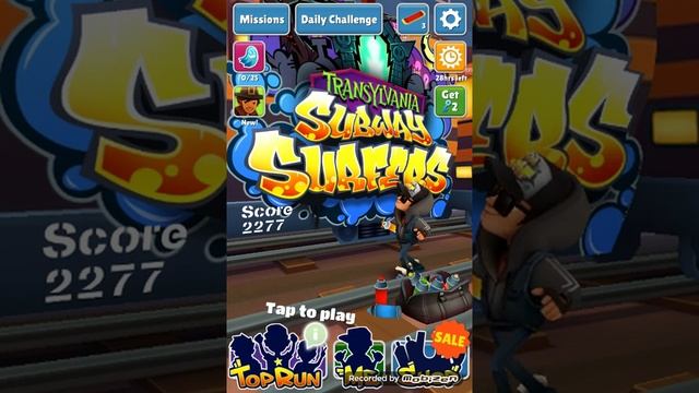 Играем в Subway Surfers "Transylvania"🎃