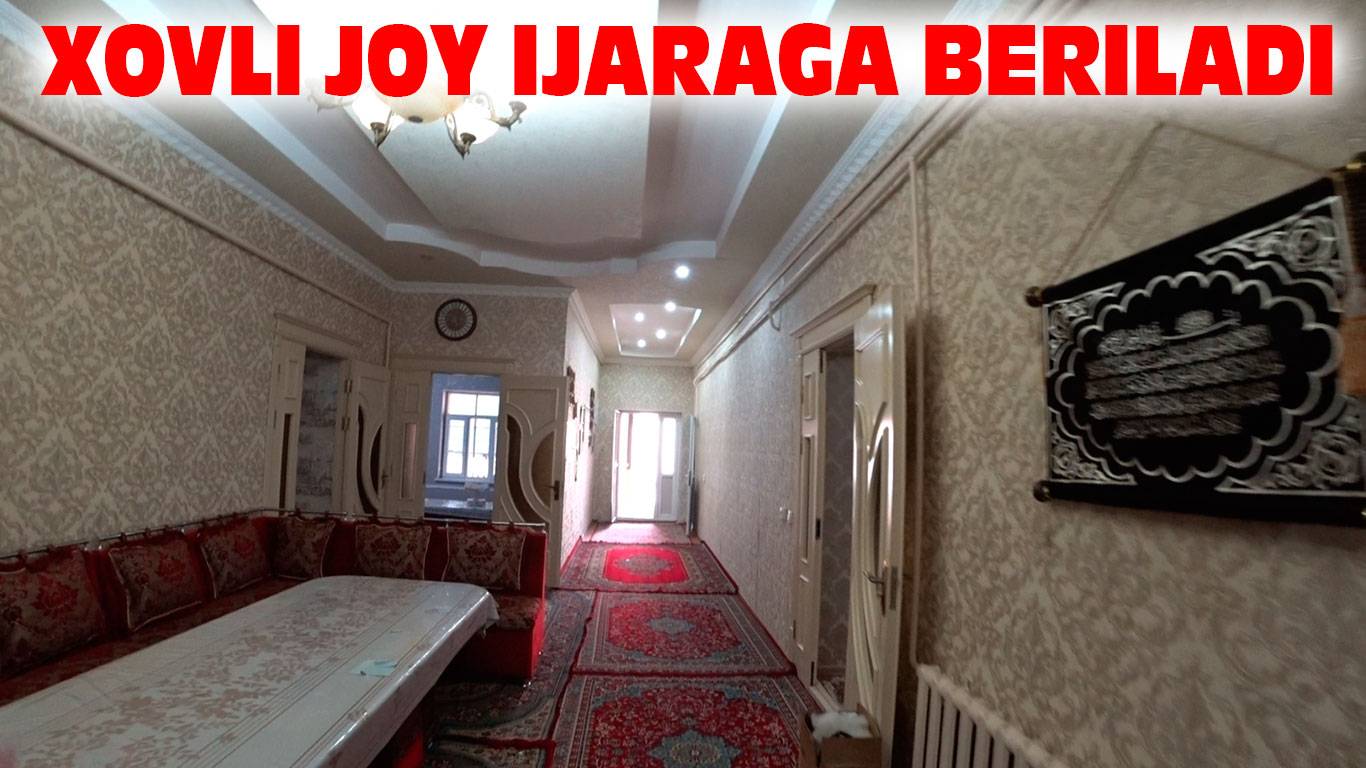 Urganch shahrida xovli joy ijaraga beriladi
