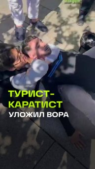Турист-каратист остановил вора в Испани