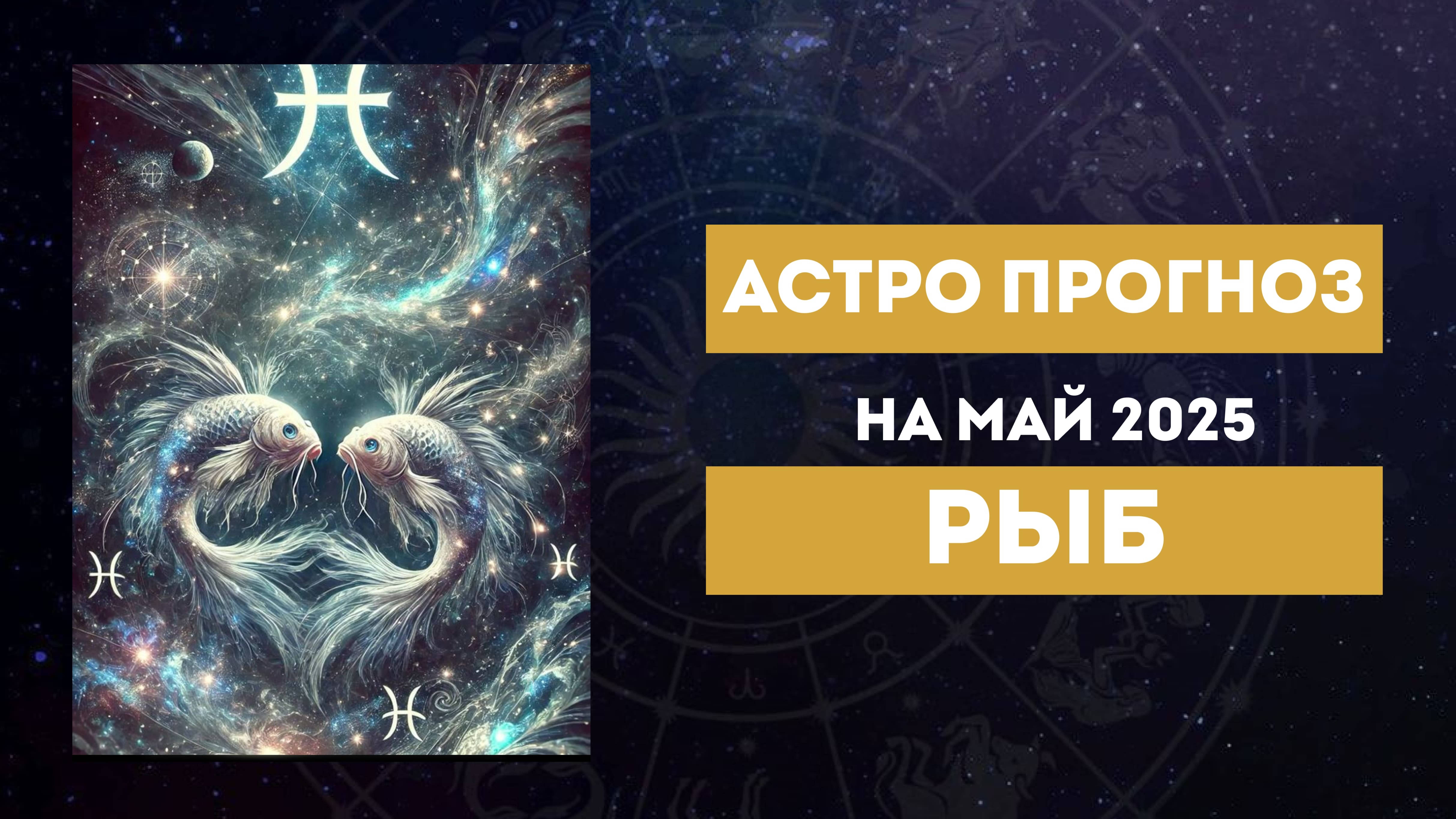 РЫБЫ. АСТРОЛОГИЧЕСКИЙ ПРОГНОЗ НА МАЙ 2025