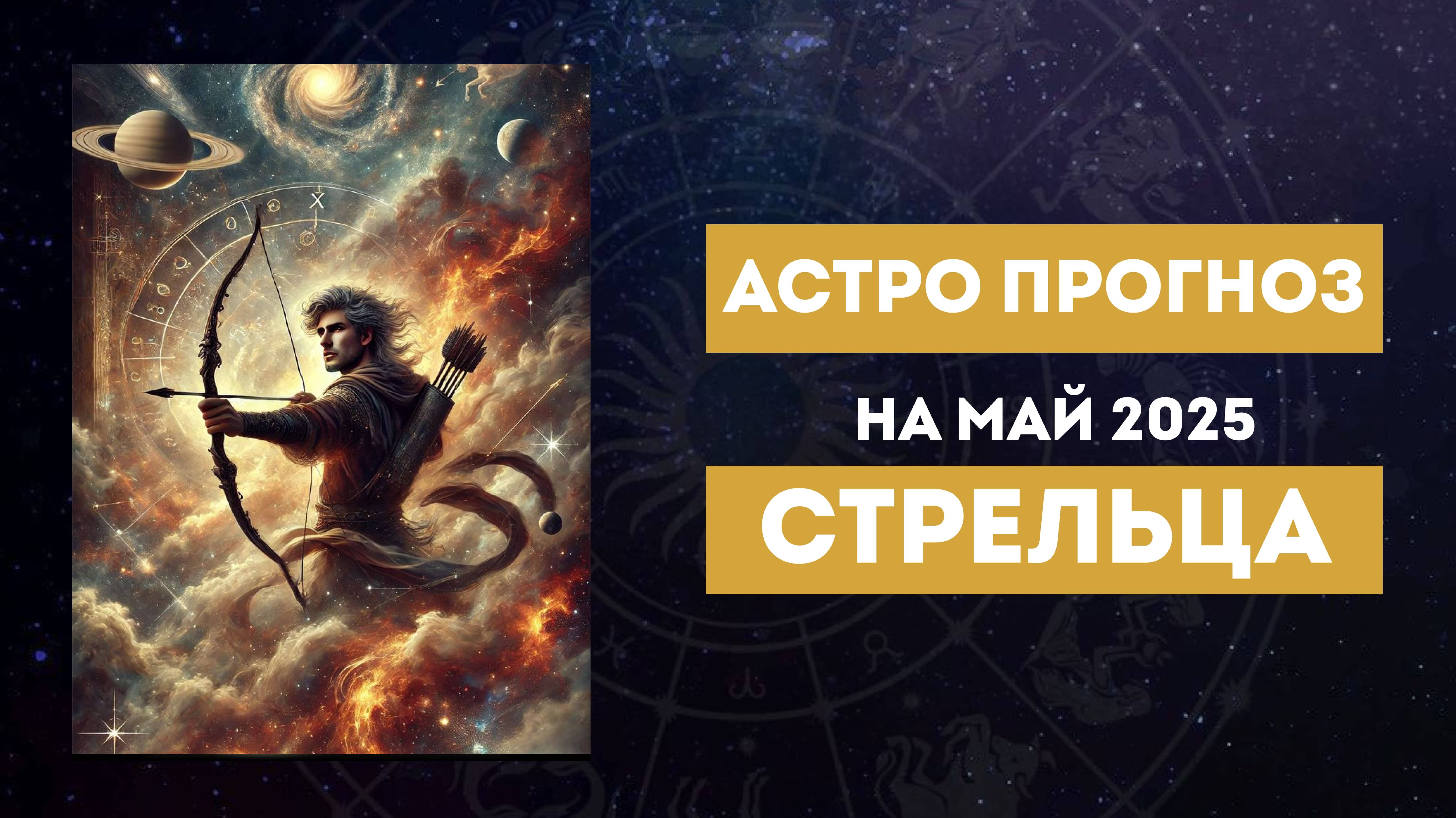 СТРЕЛЕЦ. АСТРОЛОГИЧЕСКИЙ ПРОГНОЗ НА МАЙ 2025