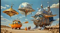 Moonborn Lords of the Distant Sands | AI-Generated Video 360