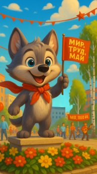 С праздником 1 мая!