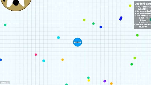 Играю в Agar.io