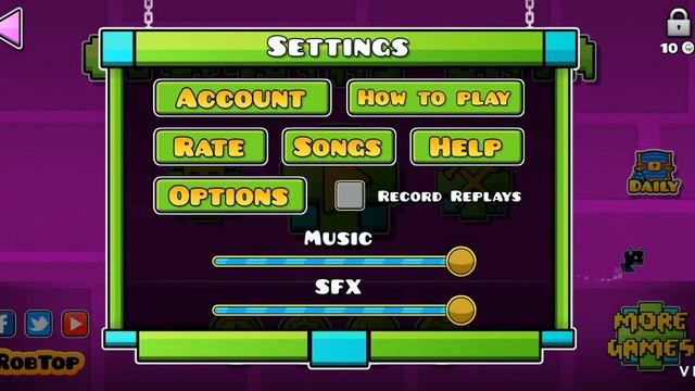 как поставить функцию процентов в geometry dash