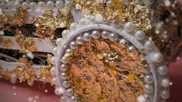 Тележка новогодняя