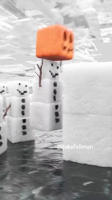Minecraft снеговик (Jake Fellman)
