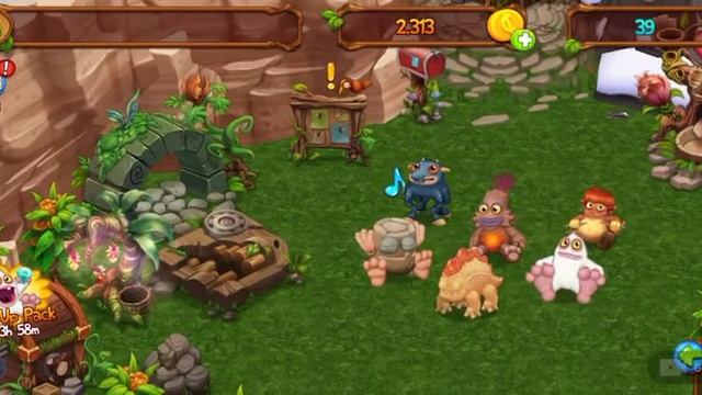 Монстры стали маленькие My Singing Monsters Dawn of Fire 1 часть