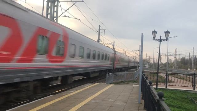 🚇 ✋ ЭП20 с пассажирским поездом №063В, Санкт-Петербург — Самара.