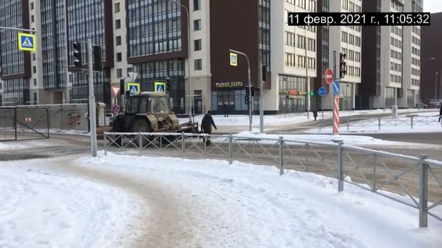Генерала Кравченко 8  утренний трафик