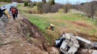 В Кировской области грузовик съехал в кювет и упал в реку