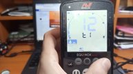 Меню металошукача Minelab Equinox 800