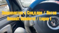 Обзор органов управления Renault Logan / Sandero 1 поколения