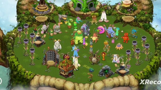 как звучит и выглядит мой остров растение в MY SIGNYNG MONSTERS