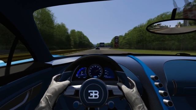 Bugatti Chiron Pur Sport Cockpit vs Bugatti Divo at Monza Full Course