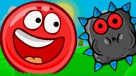 Красный Шарик, красный Несносный Шарик, Красныч Игра. мультики для детей. Красный колобок