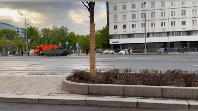 Подготовка к параду Победы г.Москва.Репетиция  военной техники к празднику-30.04.2025 год