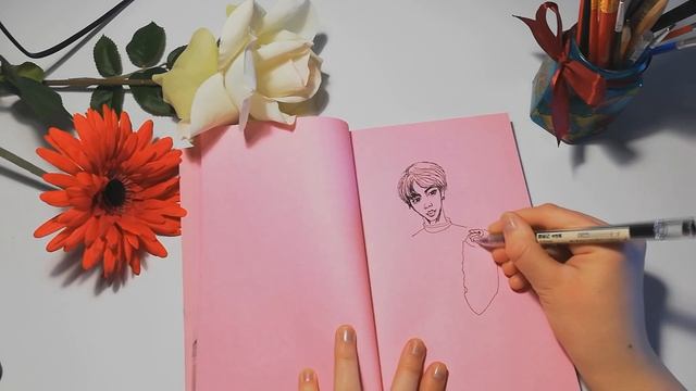скетчбук бтс