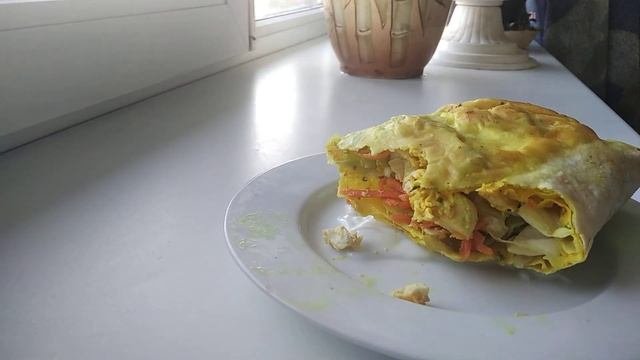 МУКБАНГ. ДОМАШНЯЯ ШАУРМА. ОХ, И СЫТНО!