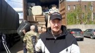 Артисты клуба военно-патриотической песни "Катюша".Гуманитарный груз.