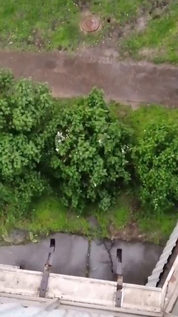 Ливень в замедленной съемке по мотивам Матрицы