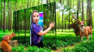 ЛУНОМОСИК : Построили Секретный НЕВИДИМЫЙ Дом ! ЛУНОМОСИК