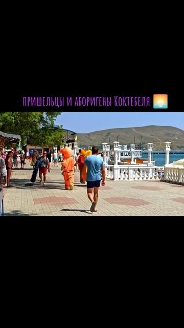 Пришельцы и аборигены в Коктебеле 🌅