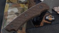 Тактический нож Spartan Blades Horkos DLC, Flat Dark Earth, ножны камо