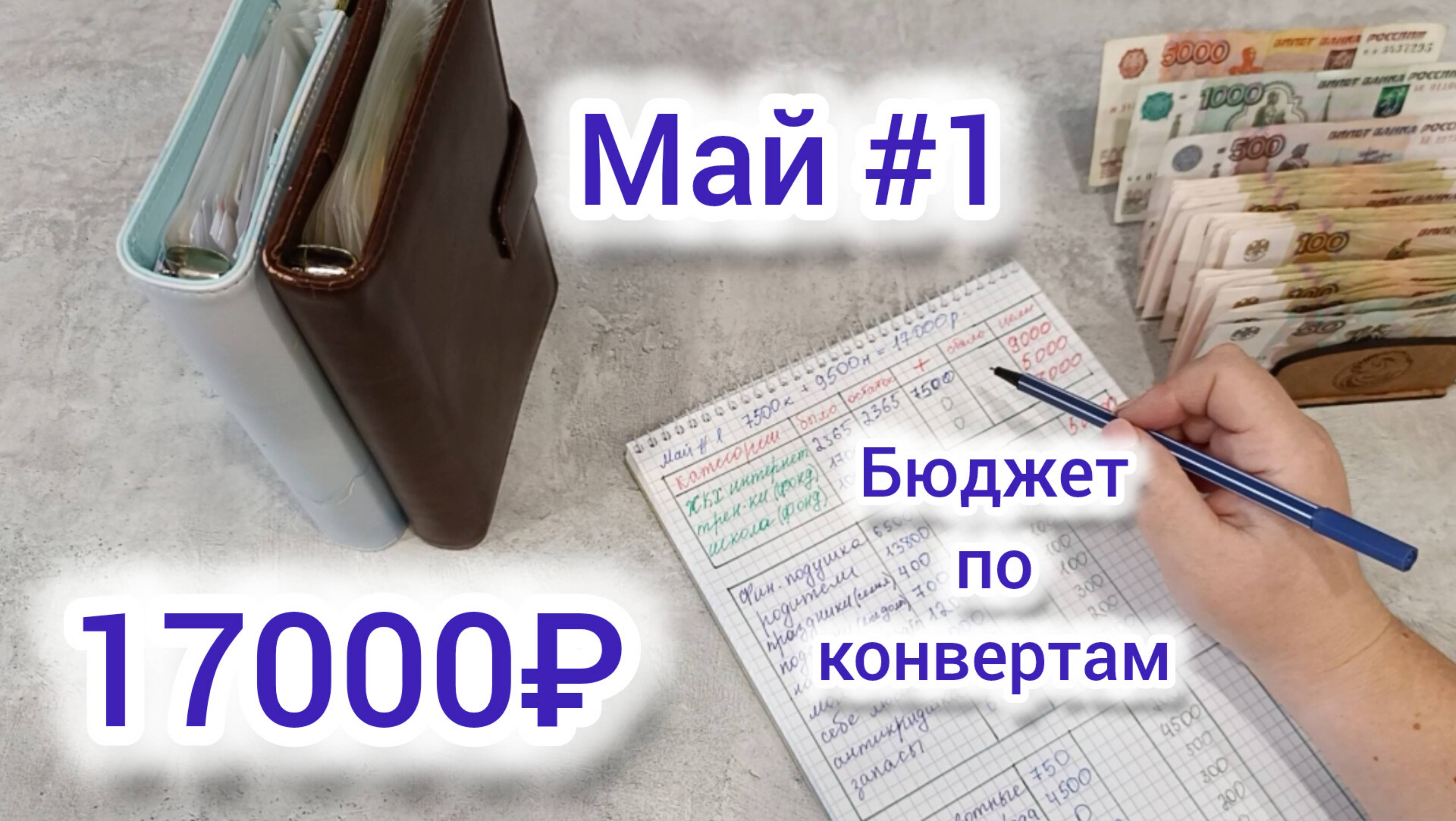 Распределение бюджета по конвертам/ Май#1