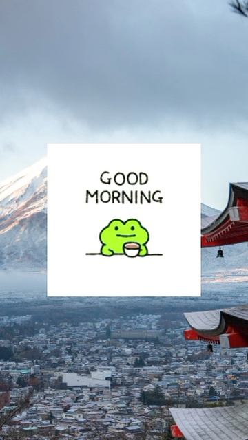 good morning
