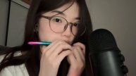food ASMR. Близкий шёпот, движения рук, звуки рта, запись со стрима.