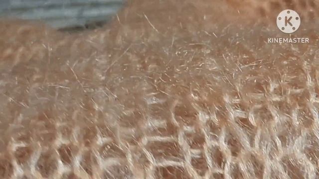 ВЯЗАНИЕ🧶 Персиковая "ПАУТИНКА". Готовая РАБОТА. Краткий ОБЗОР. #вязаниеспицами
