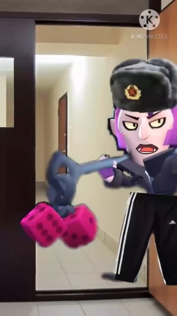 Мам, можно с Валеркой в мяч? #brawlstars #бравлстарс #Валерка #спуйк  #жиза #рек #shorts