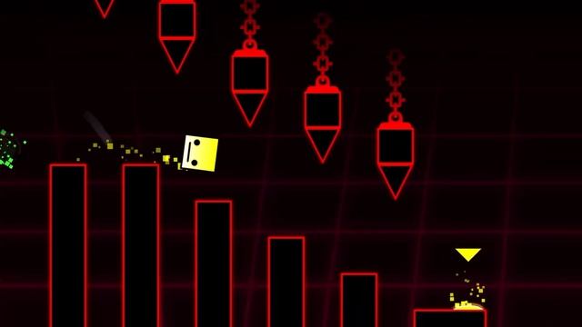 Самое насыщенное видео!Мой уровень(версия 2),the challenge,overture!(Geometry Dash)
