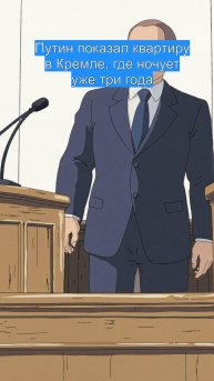 Путин показал квартиру в Кремле, где ночует уже три года