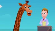 Family for kids. Finger Family Giraffe. Song. Pre-school.