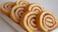 Бисквитный рулет "Нежный" — быстрый, простой, всегда удачный! 🍰🌀