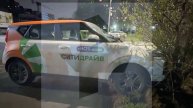 Водитель каршеринга въехал в куст в Петербурге и умер