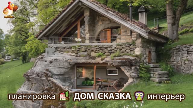 Сказочный дом мечты – 3D идея для вдохновения с планировкой и интерьером 🏡🏚️🏠 вариант (90)