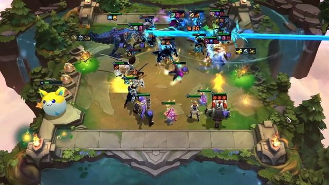 Битва Кайдзю в Team Fight Tactics. Золотой Хекстек-Рекс против Барона Нашора. 3 звезды Хеймердингер