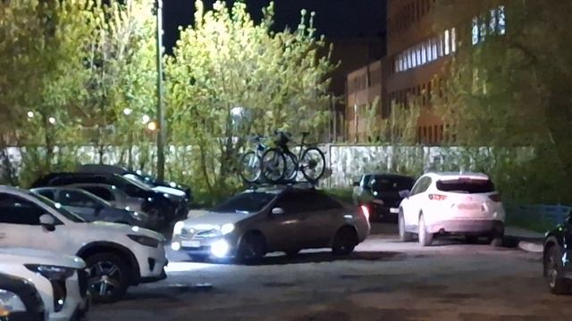 велокрепление на крышу автомобиля