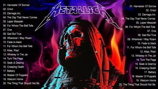 Полный альбом Metallica Greatest Hits All Of Time - Best Of Metallica Playlist