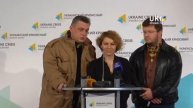 Kateryna Butko, activist of Automaydan. Ukrainian Сrisis Media Center. April 14, 2014