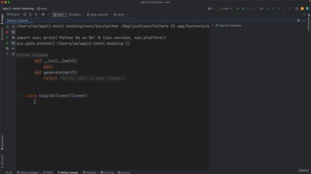 42.004 Overwriting Parent Methods